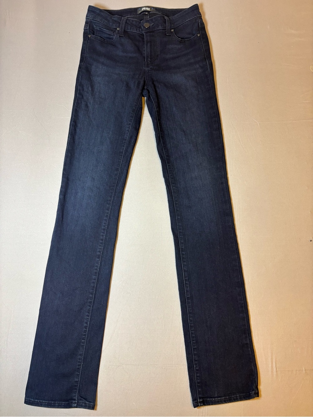 Paige Size 26 Dark Indigo Skyline Straight Women's Jeans